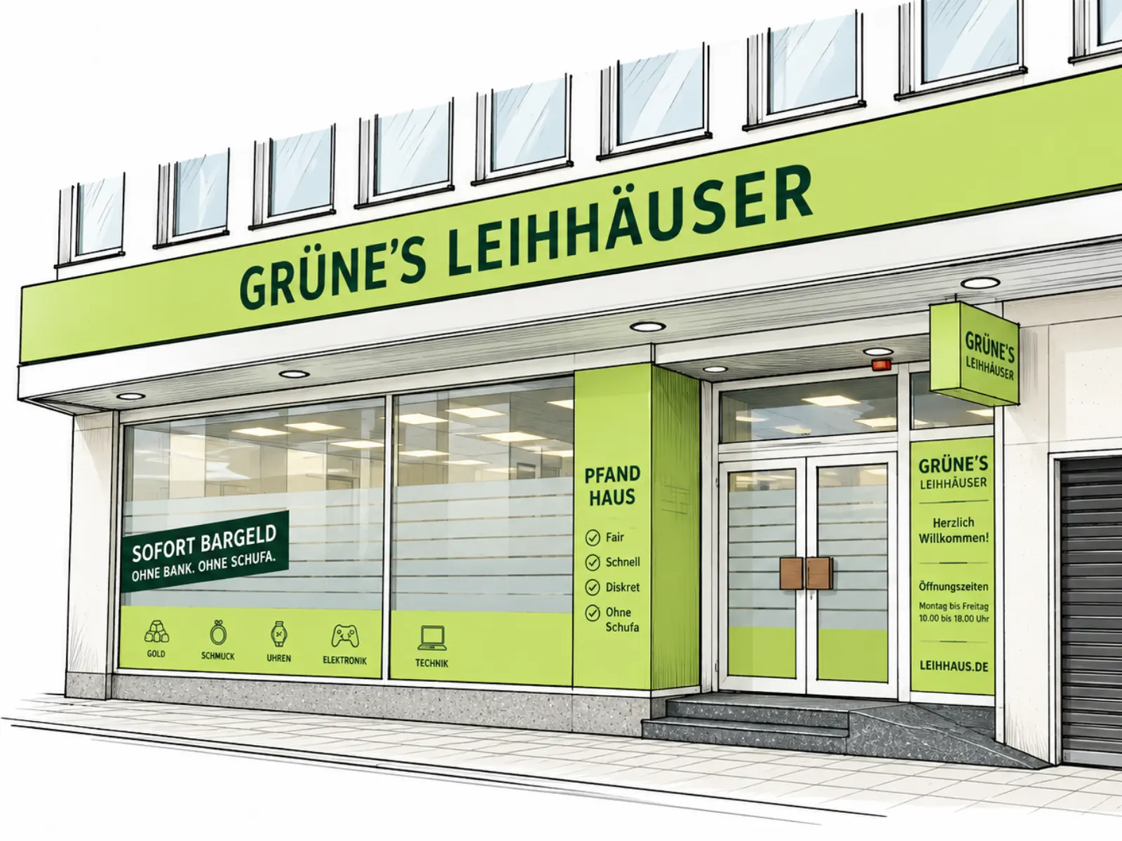 Filiale Essen Altendorf von Grüne’s Leihhäuser